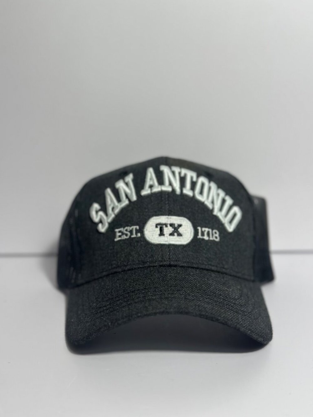 San Antonio Trucker Hat Black EST. TX 1718 Arch Snapback Cap New with Tags